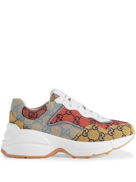 gucci lace up sneakers women leopard|farfetch gucci sneakers for women.